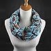 Hemlock Circle Scarves, Women Soft Scarfs Ladies Owl Scarf Wrap Shawl (Light Blue)