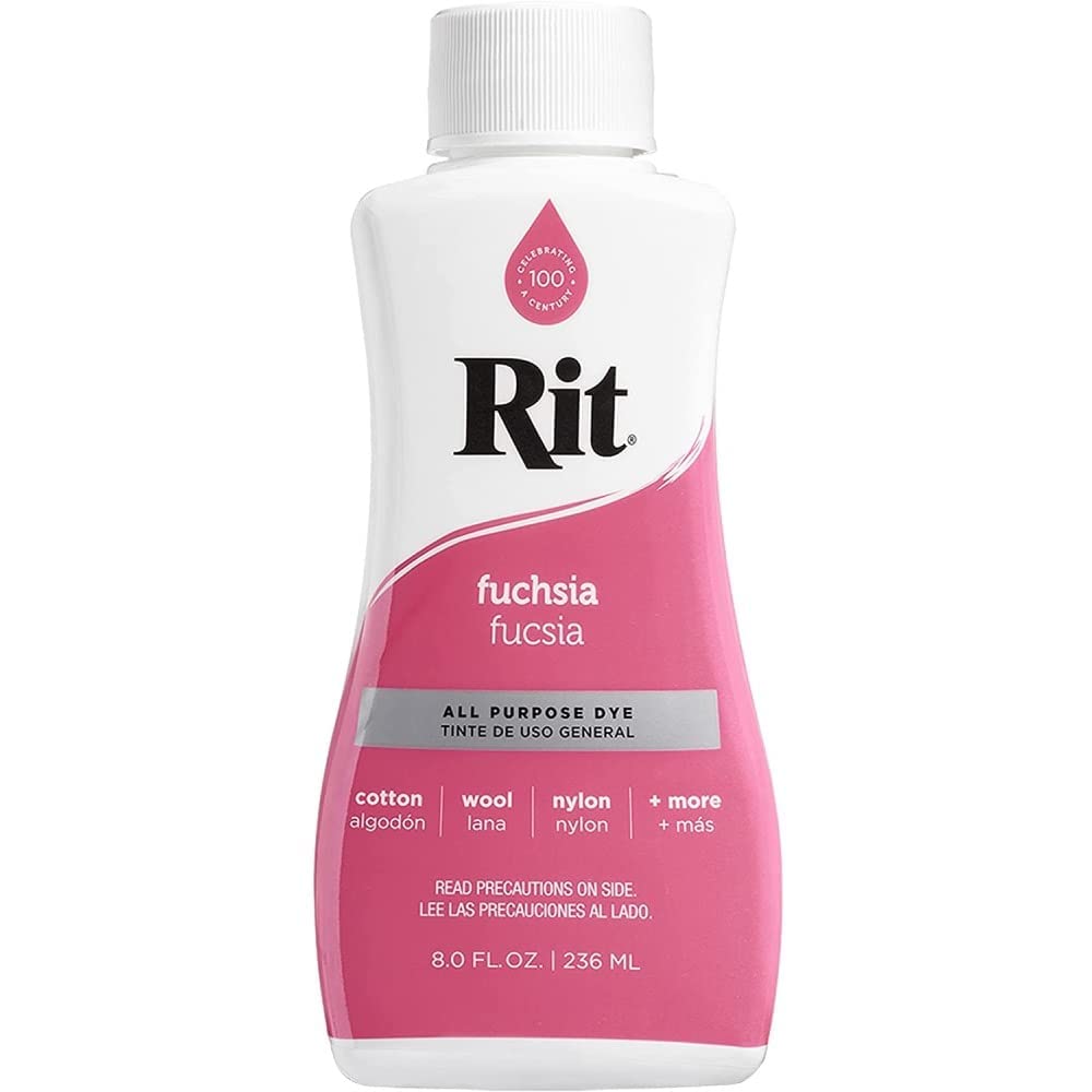 Rit Purpose Liquid Dye 236ml, Fuchsia, 236 Millilitre