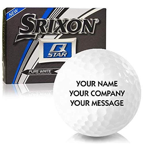 Srixon QStar Personalized Golf Balls