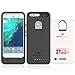 Google Pixel Battery Case, ZeroLemon Ultra Power 6500mAh Extended Battery Case for Google Pixel(Not For Google Pixel XL)- Black