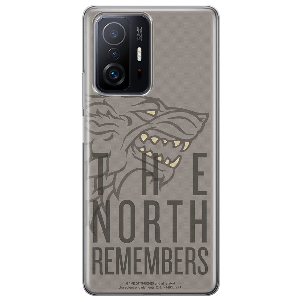 ERT GROUP mobile phone case for Xiaomi 11T 5G / 11T PRO 5G original and officially Licensed Game of Thrones pattern 013 optimally adapted to the shape of the mobile phone, case made of TPU