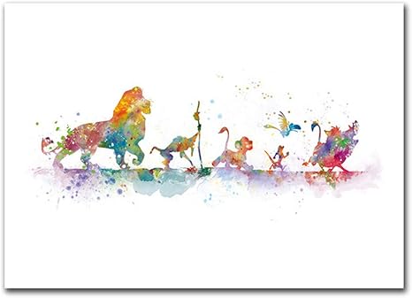 nursery watercolor prints