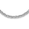 925 Sterling Silver Braided Beads Snake 