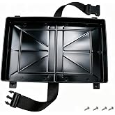 Group 24 Battery Tray with Strap for Boat | Heavy Duty Marine Battery Holder for RV, Automotive &amp; More Secure｜Non-Slip Battery Box for Series 24 Batteries
