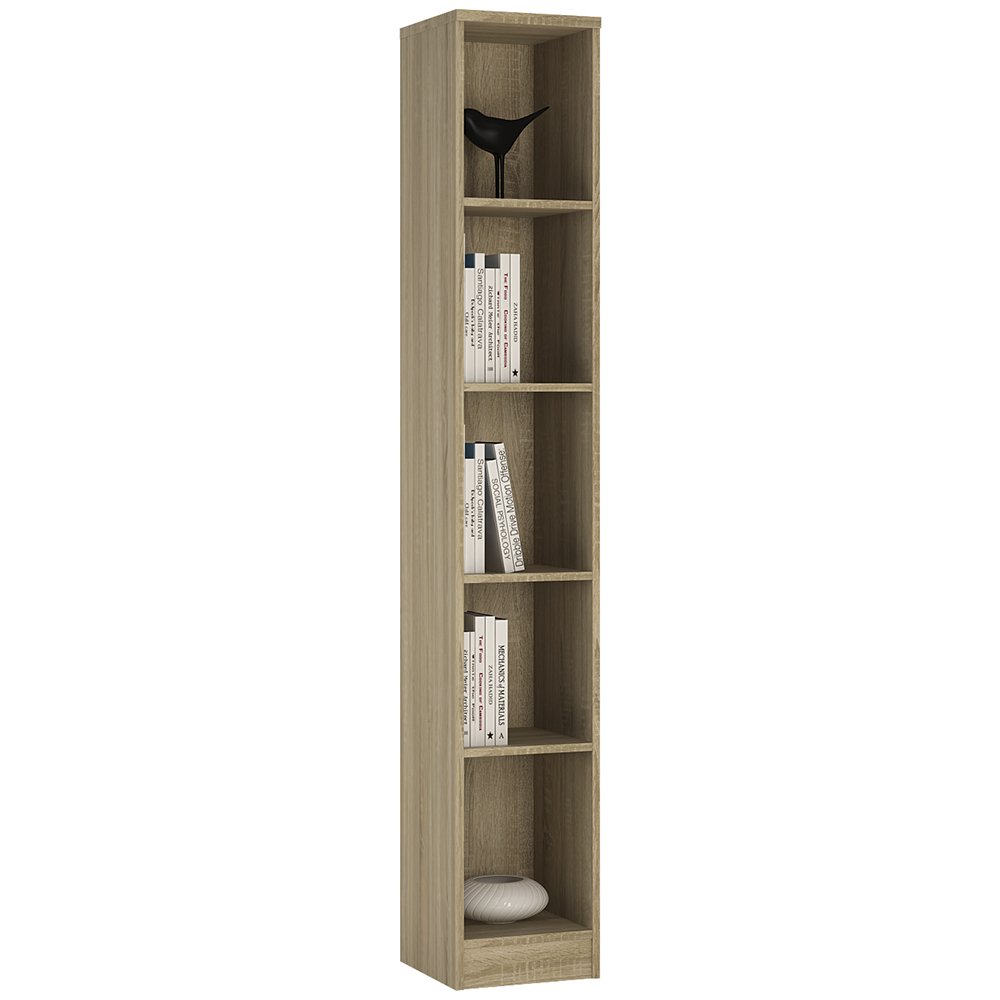 Furniture To Go Tall Narrow Bookcase, Sonama Oak Amazon.co.uk Kitchen