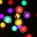 LUCKLED Chuzzle Ball Solar String Lights, 23ft 50 LED Fairy Halloween Decorative Solar Lights for Outdoor, Home, Lawn, Garden, Patio, Party Halloween and Holiday Decorations (Multi-Color)