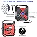 TINMIU Portable Air Compressor Pump - DC 12V Auto Tire Inflator with LED Light - Digital Air Pump for Car - Truck - Bicycle - Balls Toys and Other