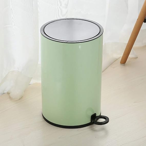 YLXD Bathroom Bins with Lids,Pedal Trash Can,Small Pedal Bin for