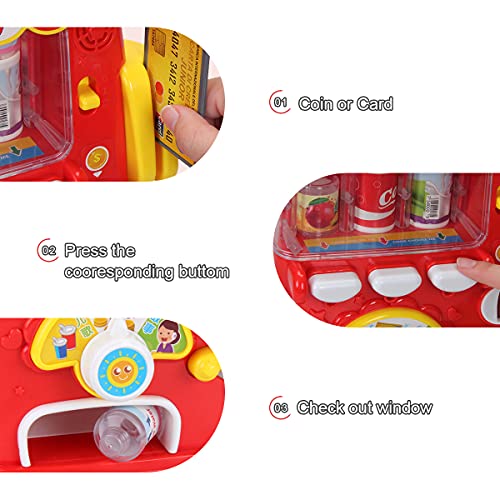 FS Interactive Vending Machine Game, Pretend Play Electronic Drink