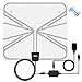 TV Antenna indoor 50 Miles 1080P Digital HDTV Antenna - Extremely High Reception Indoor - Ultra Thin-Super Soft & Light