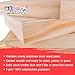 U.S. Art Supply Unfinished Birch Wood Canvas Panels for Painting, 4 Pack of 8x8 inch - Artist Gallery 1-1/2
