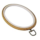 BLLNDX Faux Wood Embroidery Bandage Oval