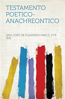 Livro Testamento Poetico-Anachreontico