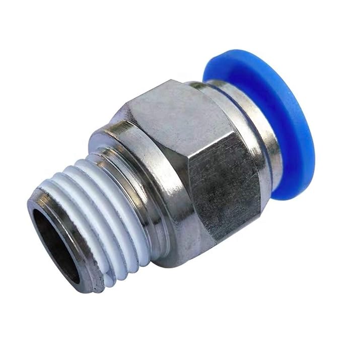 HOSEMART 6mm Tube 1/4" BSP Male Air Push Type Pneumatic Fittings (Pack