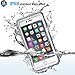 iPhone 6 Waterproof Case, FITFORT Clear IP68 Certified Extreme Durable Underwater Waterproof Shockproof Full Sealed Cover Perfectly Fit for iPhone 6S/6 (White&Crystal)