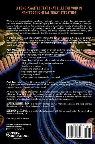 Structure Property Relations In Nonferrous Metals Russell Alan Lee Kok Loong Amazon Sg Books