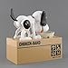 Mansalee Cute Dog Piggy Bank Doggy Coin Bank Canine Money Box (White Dog)