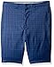 Callaway Men's Big & Tall Opti-Stretch Plaid Stretch Tech Short with Active Stretch Waistband