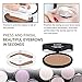 Taipo 3 Stencils Waterproof Eye Brow Stamp Perfect Eyebrow Power Seal Nature Delicate Shape Makeup Fashion Unique Brow Powder for Eyebrows Beginners Busy People (Light Brown)