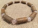 Hazelwood Bracelet 8 Inch Adult Stretch Rose Pink Quartz Gut issues; Eczema, Colic, Reflux, GERD, heartburn, and ulcers hazel wood