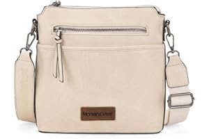 Montana West Crossbody Bag for Women Multi Pocket Cross Body Bag Purses with Guitar Strap