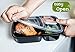 ORGALIF 7-Piece Food Portion Control Reusable BPA-Free 3 Compartment Bento Lunch Box Containers Set by ORGALIF