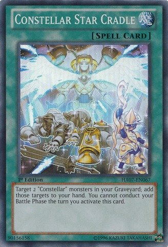 Yu-Gi-Oh! - Constellar Star Cradle (HA07-EN067) - Hidden Arsenal 7: Knight of Stars - 1st Edition - Super Rare