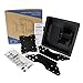 In Wall Recessed Full Motion TV Mount with Zero Clearance for 32 to 55 Inch TVs LCD, LED, or Plasma - Extends 19 Inches