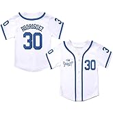 Youth The Sandlot Benny The Jet Rodriguez #30 Stitched Movie Kids Baseball Jerseys Sports Boys Shirts