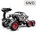 SZJJX 6WD RC Cars, Remote Control Off-Road Climbing Truck, 1/14 Scale 2.4Ghz Electric Radio Controlled Rock Crawler Black