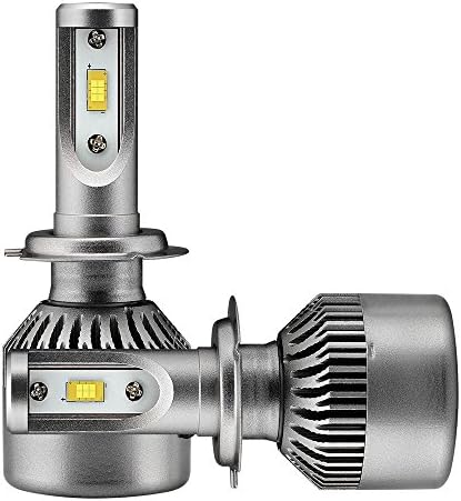 H7 LED Headlight Bulb,Extremely Bright Seoul CSC-Chipsets,80W 9600Lm/6000K