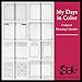 Undated Coloring Planner Calendar - 6 by 9 Inch 100 Pages by Scraft Artise