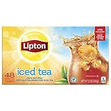 Lipton Family-Sized Black Iced Tea Bags, Unsweetened 48 ct