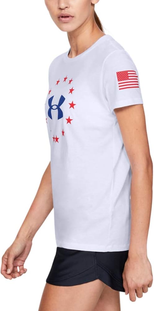 Under Armour Women's Freedom Logo T-Shirt: Clothing