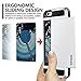 Vofolen Case for iPhone 6 Case iPhone 6S Case Wallet Cover Impact Resistant Protective Shell Shockproof Rubber Bumper Case Anti-scratches Hard Cover Skin ID Slot Card Slot Holder for iPhone 6 6S White