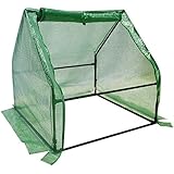 Abba Patio Mini Walk-In Greenhouse Fully Enclosed Portable Greenhouse, 3'W x 3'D x 3'H