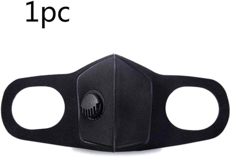 WEINNWEI 1/2 Pcs dustproof and pollution-proof mask unisex fashion breathable mask cloth activated carbon filter mask