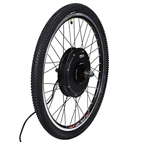 Balance World Inc 1500W 26" 48V Rear Wheel Electric Bicycle Bike Motor Conversion Kit Hub Cycling