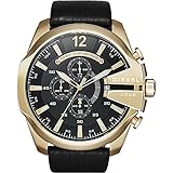 Diesel Watches Mega Chief Leather Watch