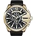 Diesel Watches Mega Chief Leather Watch