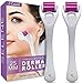 Selene Premium Derma Roller 0.25mm (2 Pack) - Best Microneedle Face Roller To Give Skin A Smoother Look and Feel by GoSpin, Includes Storage Case
