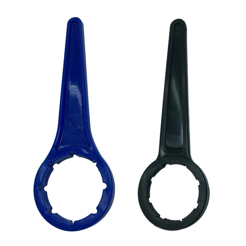 Fenteer 2 Packs 56mm & 66mm Lid Opener Wrench for 5-10L, 18L, 20L, 25L, 30L, 60L Water Barrel Bucket -