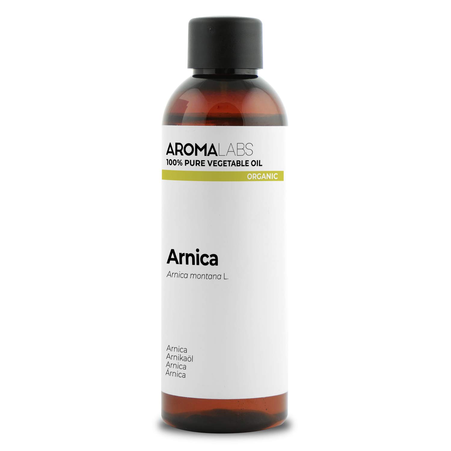 ORGANIC - ARNICA Infused Oil - 100mL - 100% Pure, Natural and Cosmos Certified - AROMA LABS (French Brand)
