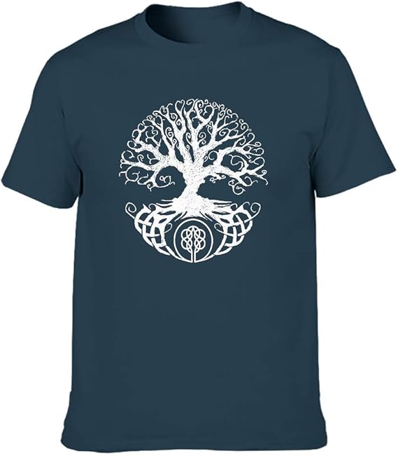 T Shirt Athletic Pour Homme Annee Viking Yggdrasil Motif Nœud Mort Imprime Humour Chemise De Sport Amazon Fr Vetements Et Accessoires
