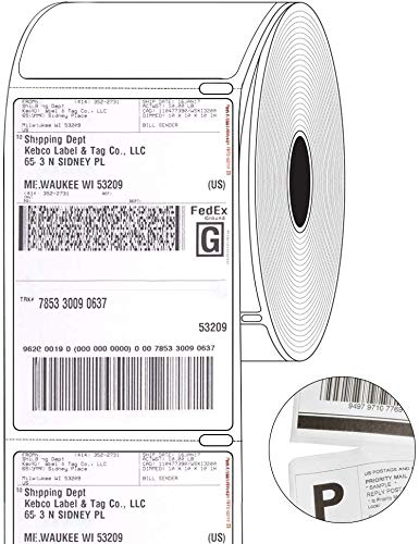 PAPRMA Dymo 1744907 Compatible Shipping Labels - 4" x 6" Thermal Postage Labels for 4XL, Ultra Strong Permanent Adhesive, Waterproof, Grease Resistant,Perforated(2 Rolls - 220 Labels Per Roll) - Thumbnail 4