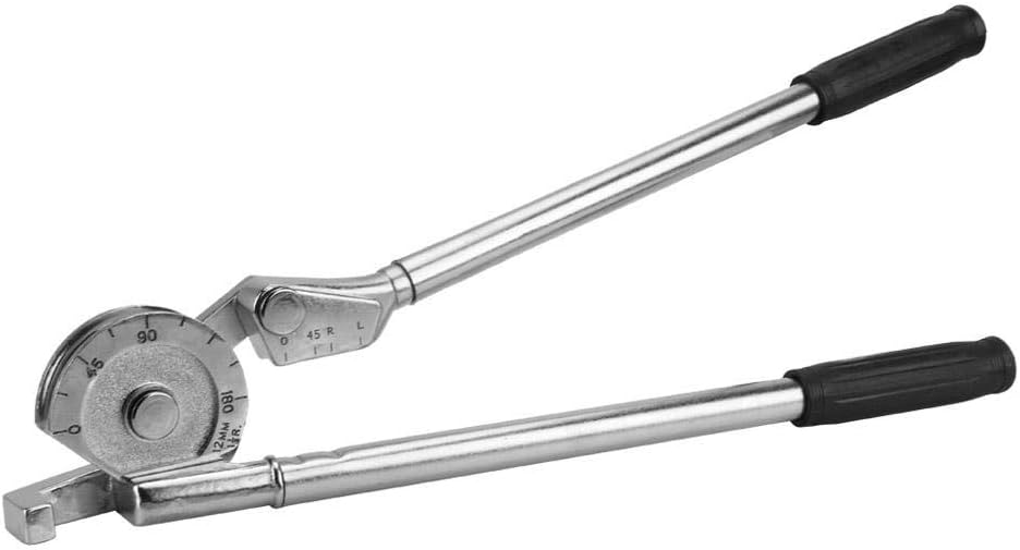 Tube Bending Tool, 180° Handheld Tube Bender Bending Tool for Copper Aluminum Steel Pipe for Industrial Repair(12mm)