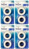 Nexcare Tape, Gentle Paper, Value Pack 2 , 1 Inch X 10 Yrds Each Roll, (Pack of 4) 80 Yards Total