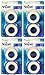 Nexcare Tape, Gentle Paper, Value Pack 2 , 1 Inch X 10 Yrds Each Roll, (Pack of 4) 80 Yards Total