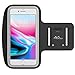 Universal Sports Armband, MoKo Sweatproof Running Case Workout Arm Band for iPhone X, iPhone 8 Plus, 7 Plus, 6S Plus, 6 Plus, Samsung S8 Plus, S7 Edge, S6 Edge+, Note 4/5, Sony, Moto, Black