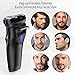 Electric Razor for Men, FLYCO Electric Shavers for Men Wet & Dry with Pop-up Trimmer, Waterproof Mens Razors for Shaving Electric Cordless Rechargeable Rotary Razors Purple